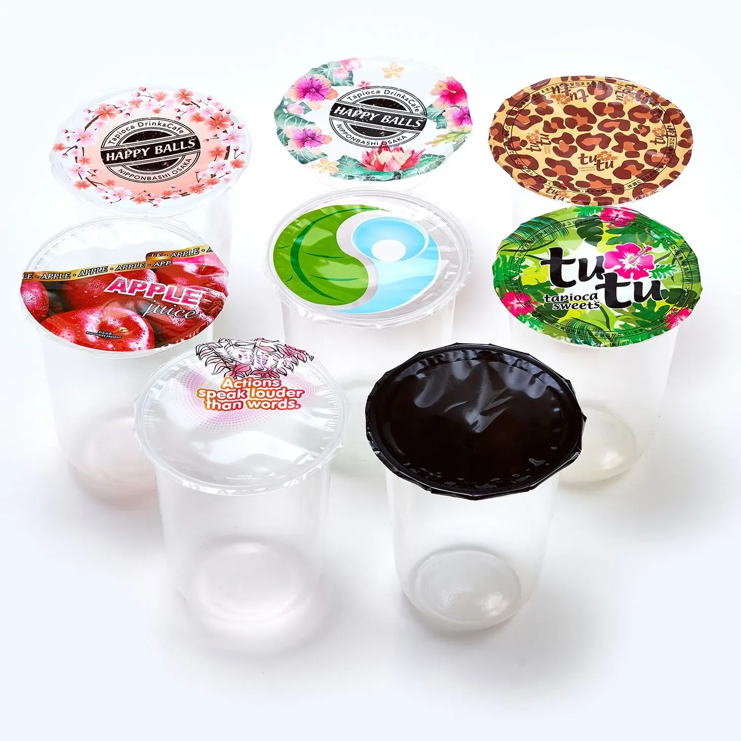 Sealing Film with Unique Illustrations for Cafes